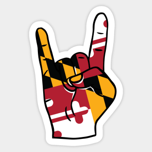 Rock On, Maryland Sticker